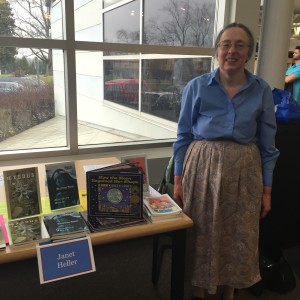 Janet at Portage District Library on December 12, 2015